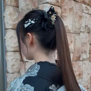 ヘアアレンジ 髪質改善・白髪ぼかし /お悩み対応カラーのヘアスタイル