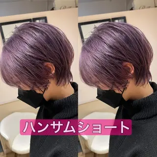 ショート カラー レイヤー×艶髪特化 マネージャー安藤光司のヘアスタイル