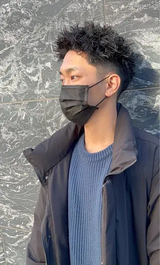 ショート メンズ 樋野 亮のヘアスタイル