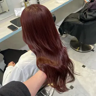 ロング カラー 🇰🇷韓流暖色ヘア 🍒saaya🍒のヘアスタイル