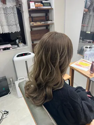 ロング 山室 敬義のヘアスタイル