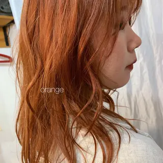 ミディアム カラー 【pejite】 Hinanoのヘアスタイル