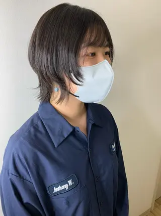 ショート カラー 🫧ウルフカット/ 畑中結衣🫧のヘアスタイル