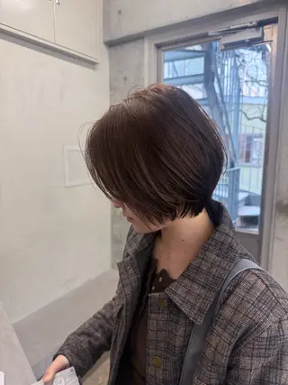 ショート カラー 誰より丁寧なカット/ 小林輝/レイヤーのヘアスタイル