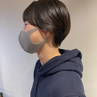 ショート io濱川 遥のヘアスタイル