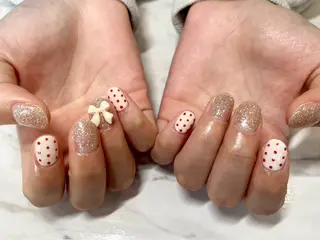 ネイル 🫧ちゅるん/韓国 Ayano𓈒🎀のネイルデザイン