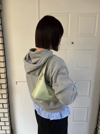 ミディアム カラー ボブ&顔まわりレ イヤー♡TOMOE♡のヘアスタイル