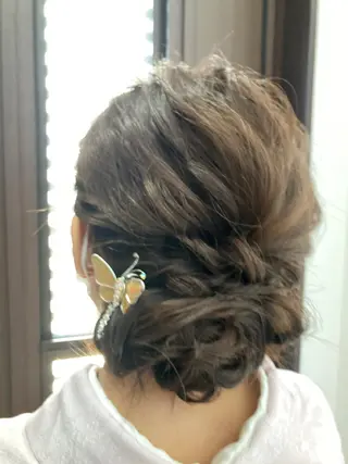 ヘアアレンジ 小顔矯正　まつ毛 Komaci篠田敦子のヘアスタイル
