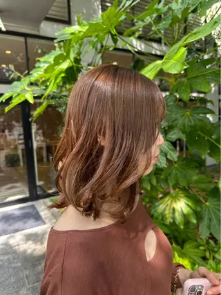 ミディアム 垣村 艶樹のヘアスタイル