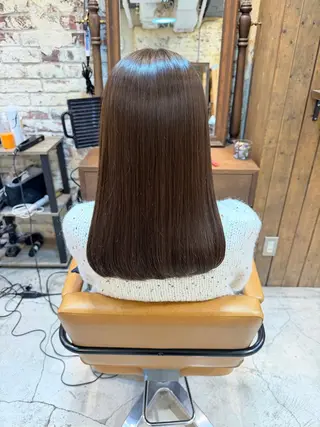 ロング カラー 七井 香奈 (なないかな)のヘアスタイル