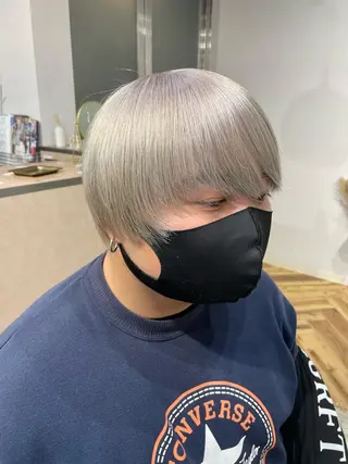ショート カラー メンズ SHOTO ハイトー ン/ブロンドカラーのヘアスタイル