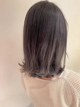 ミディアム カラー 神戸ボブ✂️ ioe三宮/田 伸佳のヘアスタイル