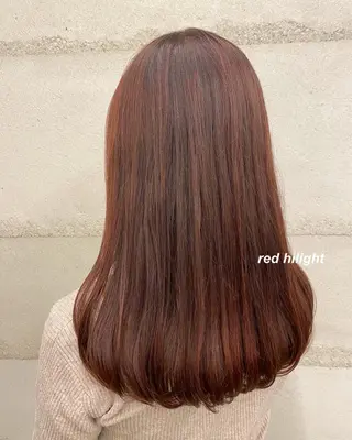セミロング ナガイ アヤのヘアスタイル