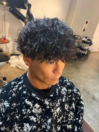 パーマ メンズ 🌀メンズパーマ🌀 平川海夢のヘアスタイル