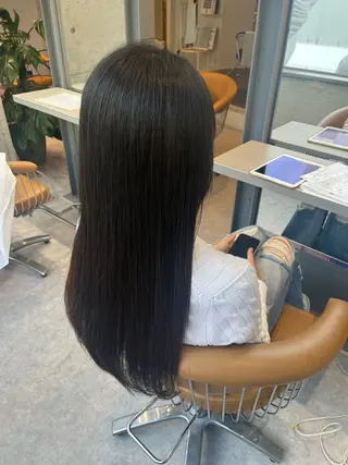 ロング うしだ かおるのヘアスタイル