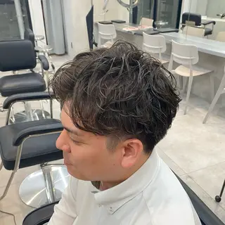 ショート パーマ メンズ 大宮/メンズパーマ /田中智のヘアスタイル