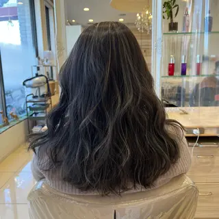 カラー 韓国風🌷✨ 守屋紗希のヘアスタイル