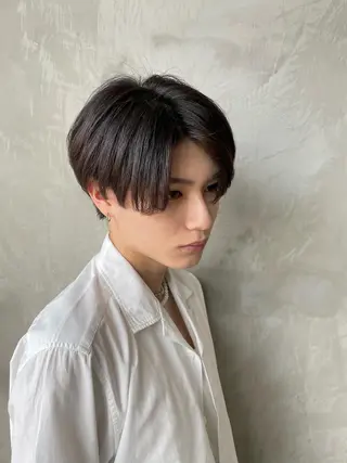 ショート パーマ メンズ 波巻きスパイラルパー マ/シャドウパーマ駿のヘアスタイル