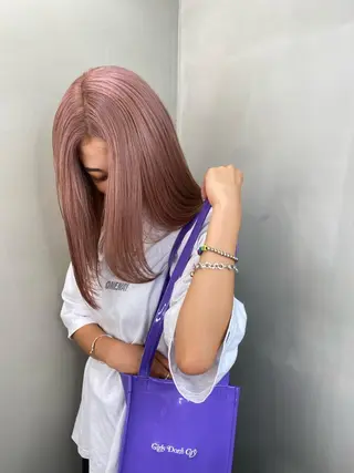 ロング カラー 武智 未来のヘアスタイル