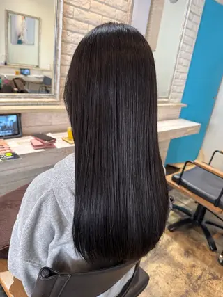 ロング カラー 透明感カラー/パーマ 🌀アオノのヘアスタイル