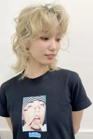 パーマ ミディアム パーマ×ウルフカット koya☆のヘアスタイル