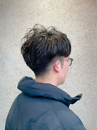 ショート パーマ メンズ 髙田 聖弥のヘアスタイル