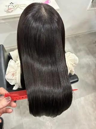 セミロング 【ブリーチ縮毛矯正】 TAKUMIのヘアスタイル