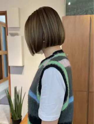 ショート カラー 立川透明感color YUJIのヘアスタイル