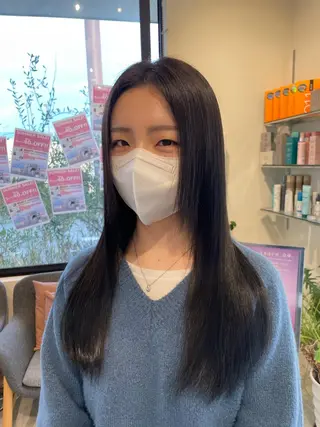 ロング カラー 野田 カレンのヘアスタイル