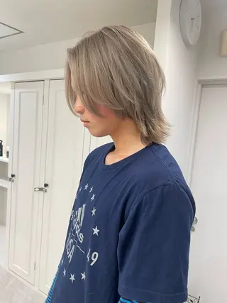 ミディアム カラー ダブルカラーVia/ airi♡のヘアスタイル