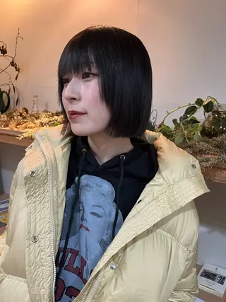 ミディアム 野口 凌のヘアスタイル