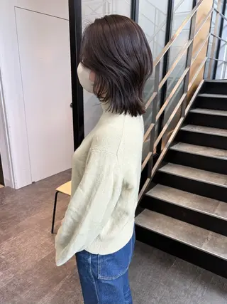 ミディアム カラー mao | 柔らか艶カラー🫧のヘアスタイル