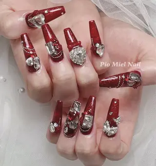 ネイル HANA 長さだしのネイルデザイン