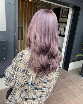 セミロング ケアブリーチ 黒瀬有汰のヘアスタイル