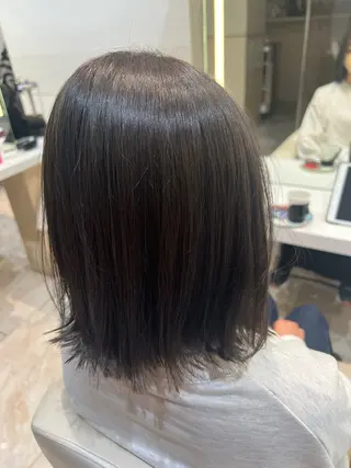 ショート カラー 縮毛矯正/ショート 長岡/姉崎宏実🌿のヘアスタイル