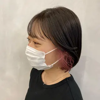 ショート カラー 🩵ブリーチカラー 🐈MIORI🩵のヘアスタイル