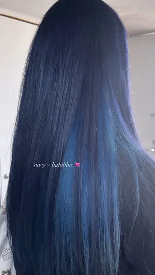 ロング カラー ハイトーン/ゆるふわ 🧚𖥔ׁTOMO♡のヘアスタイル