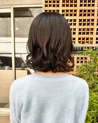 ショート パーマ ロングパーマ木村 ボブパーマのヘアスタイル