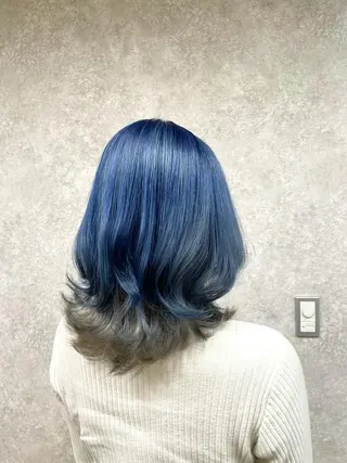 ミディアム カラー ヘアアレンジ 🫧ヒシダアキ taboo.i🫧のヘアスタイル
