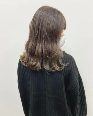 ミディアム カラー 🦄インナーカラー 🦄貫井彩花のヘアスタイル