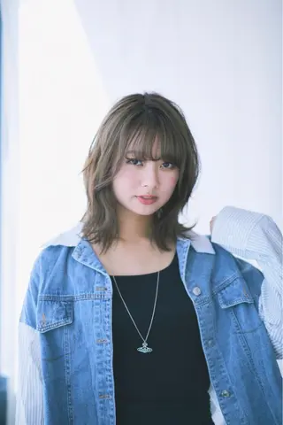 セミロング カラー Ayu /あゆのヘアスタイル