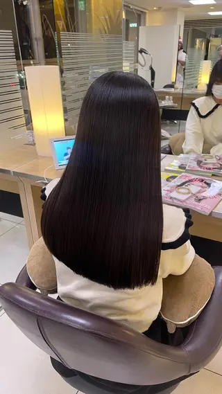 ロング ICHINA🦋寒色 /青髪/艶髪/大船のヘアスタイル