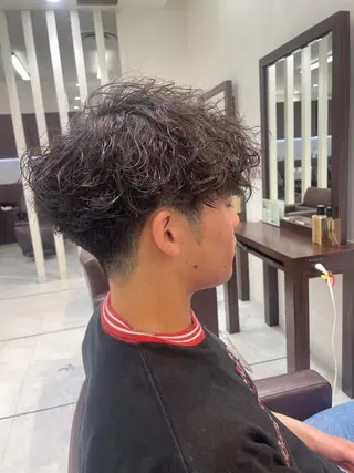 ショート パーマ メンズ 【千葉駅南口歩1分】 MAKAのヘアスタイル