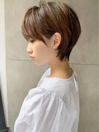ショート 大人ショート特化/ カットモデル/表参道のヘアスタイル