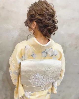 ロング まつパ・ヘアセット ♡Chinami♡のマツエク・マツパデザイン