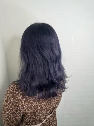 セミロング 🎀艶ブリーチカラー 🎀Fan.🎀秋山のヘアスタイル