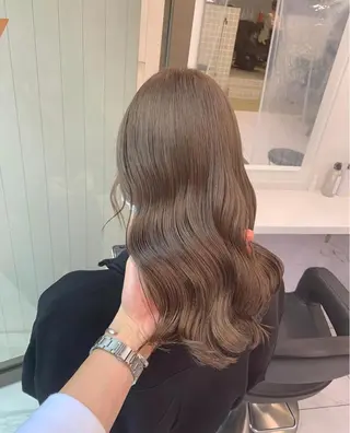 ミディアム カラー パーマ ヘアアレンジ メンズ キッズ ネイル マツエク・マツパ アイブロウ ✂️メンズカット ひろき✂️のヘアスタイル