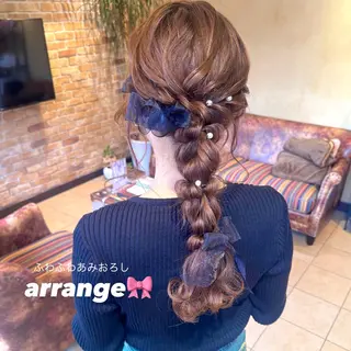 ロング ヘアアレンジ Lyhair🦊🎀 AKIのヘアスタイル