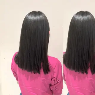 セミロング カラー パーマ ヘアアレンジ 【ツヤ髪美容師】 ツダケイスケのヘアスタイル