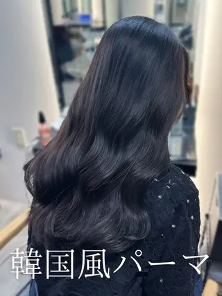 ロング 韓国風パーマ/ 韓国ヘア/大森千寛のヘアスタイル